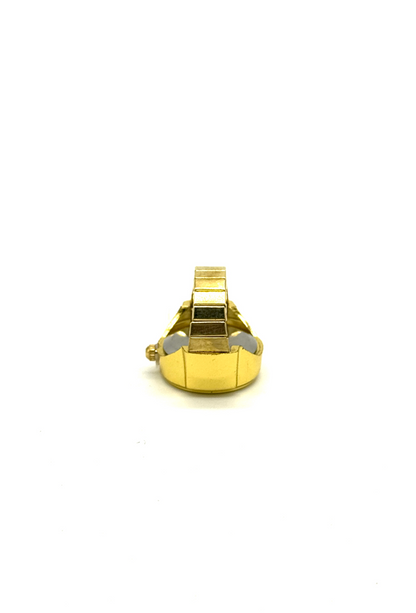 Golden + Red Finger Watch