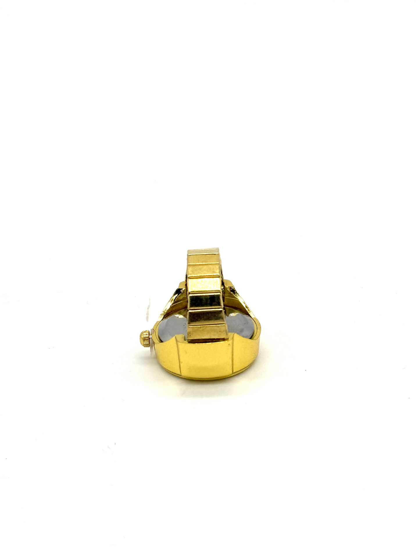 Golden + White Finger Watch