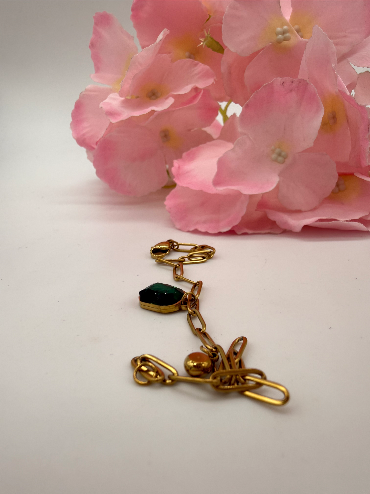 Verdelune Emerald Link Bracelet