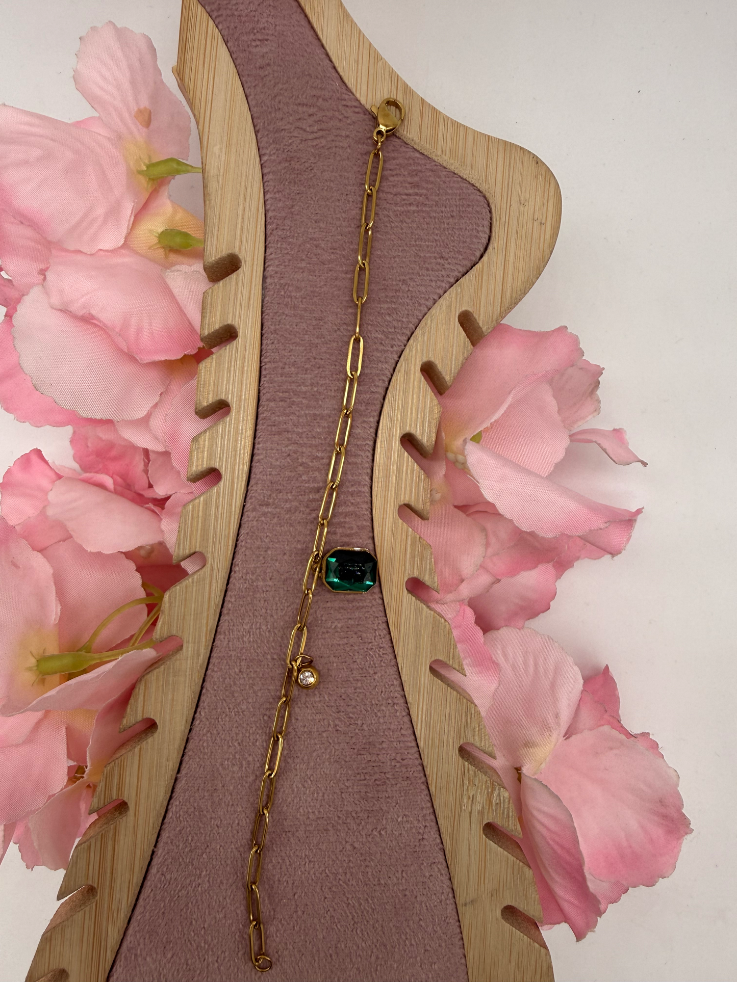 Verdelune Emerald Link Bracelet