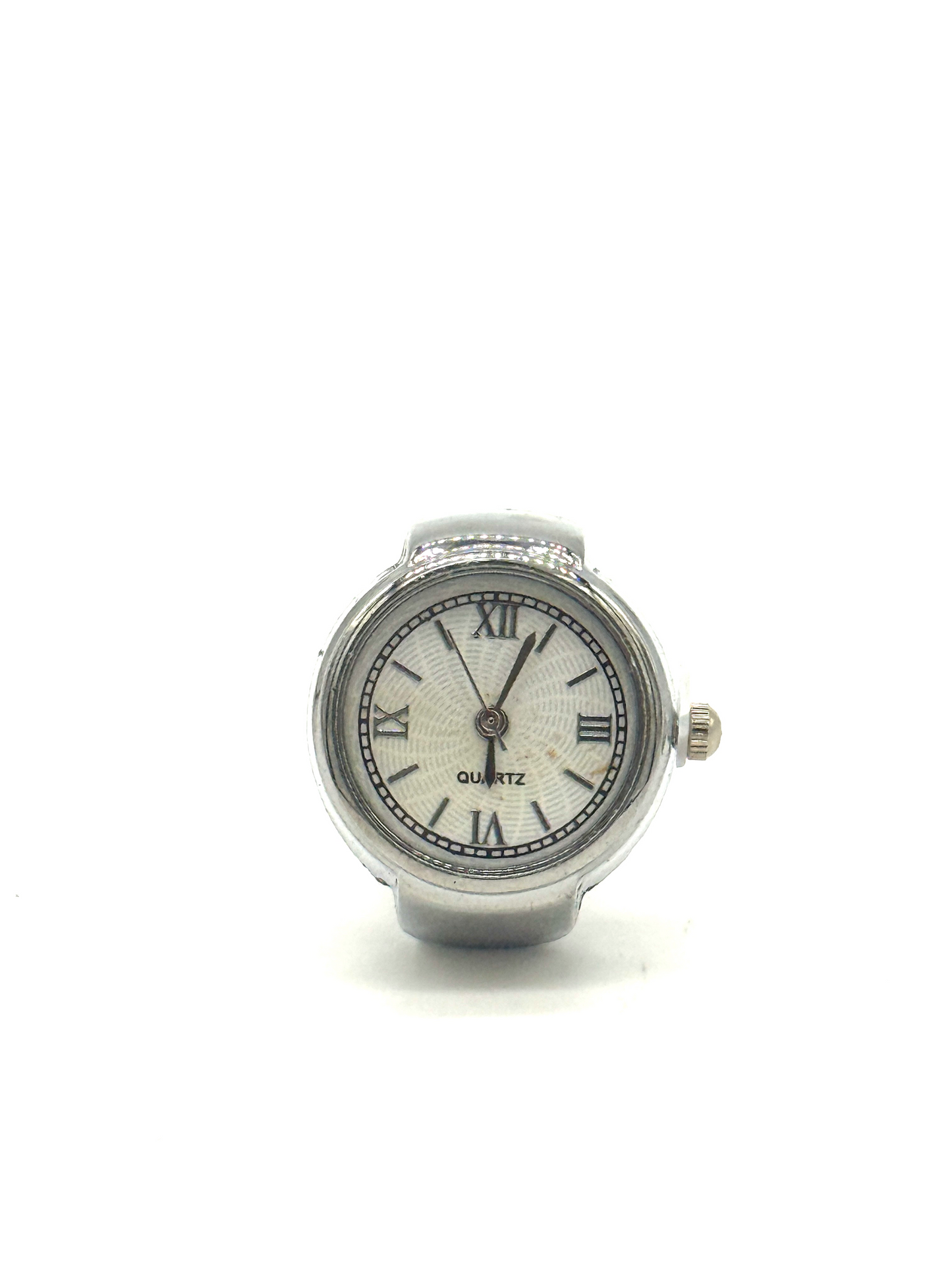 White + Silver Finger \Watch