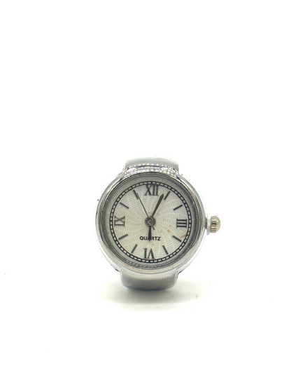 White + Silver Finger \Watch