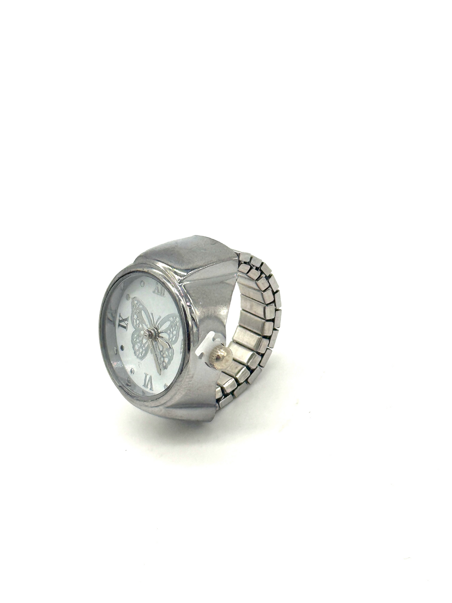 plainSilver Finger Watch